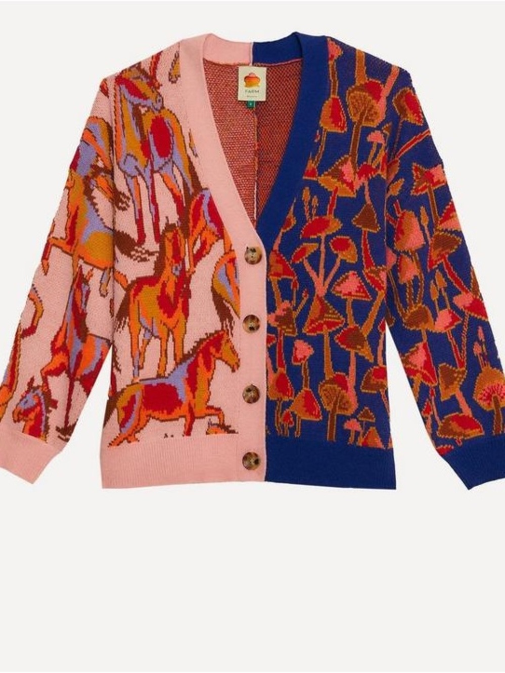 Farm-rio Women's multi Cardigan